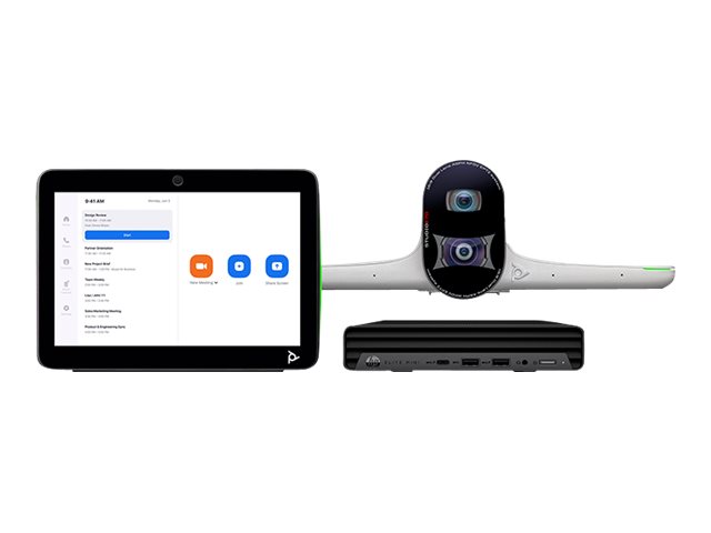 Poly Studio Large Room Bundle - for Zoom Rooms - video conferencing kit