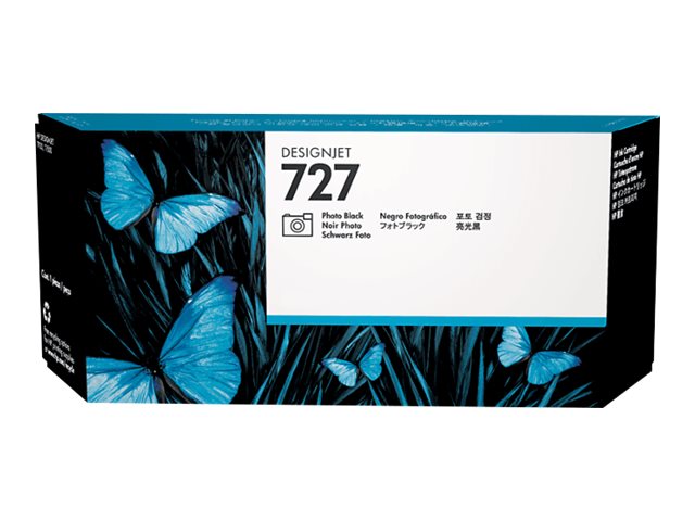 HP 727 - 300 ml - high capacity - photo black - original - DesignJet - ink cartridge - for DesignJet T1500, T1530, T2500, T2530, T920, T930