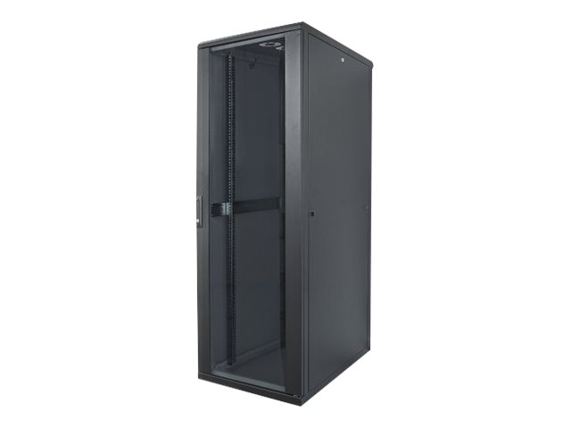 NETWORK CABINET FREE STANDING- 42U (STANDARD 600MM BLACK FLATP