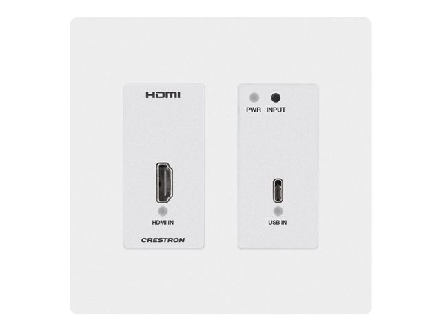 Crestron DM Lite HD-TX-4KZ-211-2G-W - Video/audio extender - transmitter - HDMI, USB-C, DM Lite - up to 70 m
