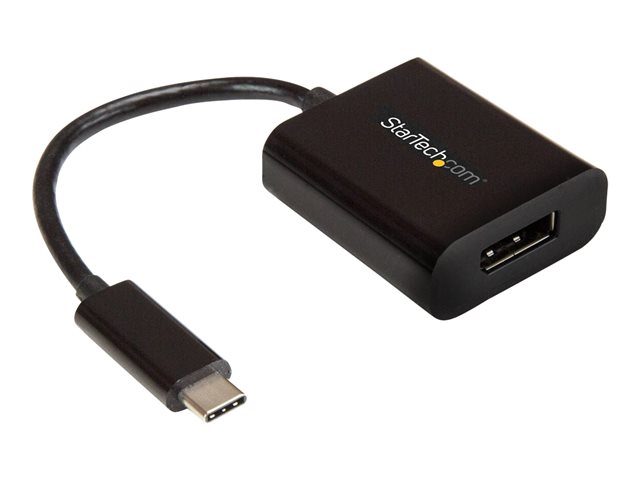 StarTech.com USB C to DisplayPort Adapter 4K 60Hz - USB Type-C to DP 1.4 Monitor Video Converter (DP Alt Mode) - Thunderbolt 3 Compatible - DisplayPort adapter - USB-C to DisplayPort - 14 cm