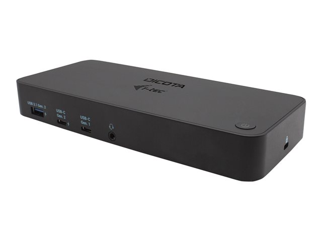 DICOTA i-tec - docking station - USB-C - HDMI, DP - 1GbE