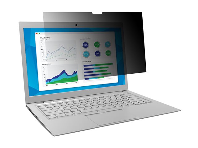 3M Privacy Filter - Notebook privacy filter - 13.3" - black - for HP EliteBook x360 1030 G2 Notebook