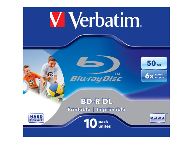 Verbatim - BD-R DL x 10 - 50 GB - storage media