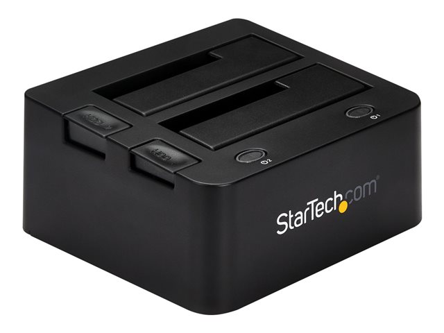 Startech Dual-Bay USB 3.0 to SATA and IDE Hard Drive Docking Station, USB Hard Drive Dock, External 2.53.5 SATA III and IDE (40 pin) SSDHDD Docking Station, Hot-Swap Hard Drive Bays - Top-Loading - Storage controller - 2.5", 3.5" - ATA / SATA 6Gb/s - USB 