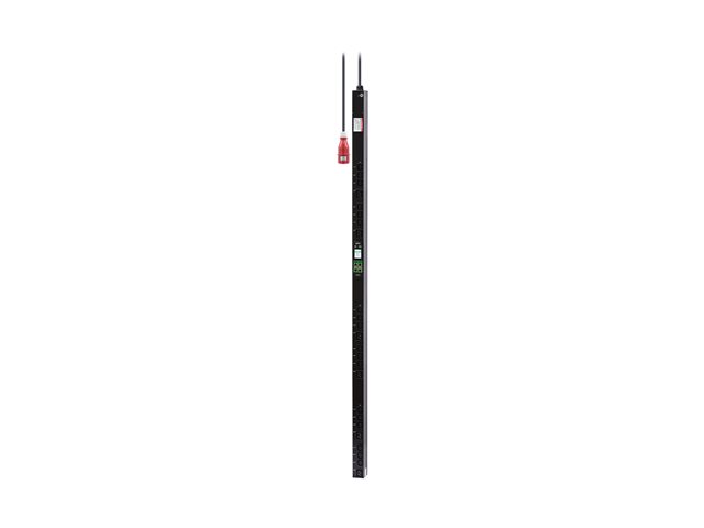 APC EasyPDU EPDU2216SMBO - Power distribution unit (rack-mountable) - metered-by-outlet with switching - AC 400 V - 11 kW - 11000 VA - 3-phase - Ethernet 10/100, serial, USB - input: IEC 60309 3P+N+PE - output connectors: 24 (18 x IEC 60320 C13, 6 x IEC 6