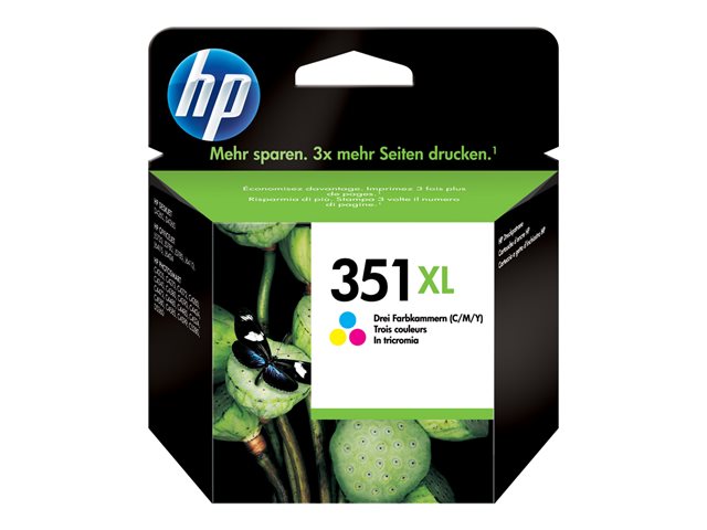 HP 351XL - High Yield - colour (cyan, magenta, yellow) - original - ink cartridge