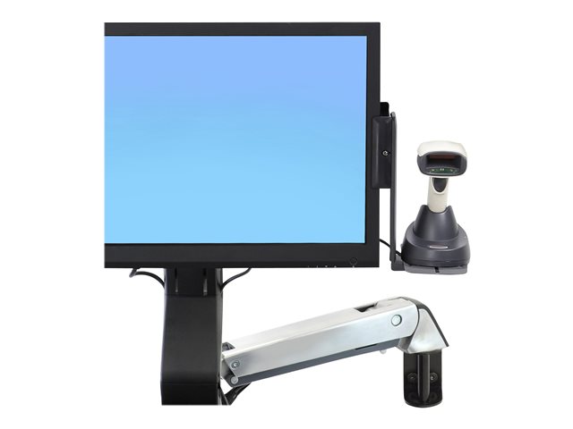 Ergotron Scanner Shelf, VESA Attach - Barcode scanner shelf - black - for P/N: 45-353-026