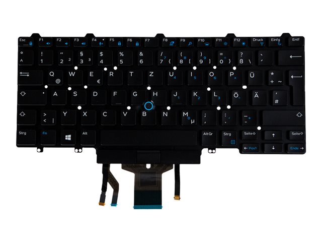 N/B KBD DELL XPS 15 9575 2-IN-1 GR KEYBOARD AND PALMREST BACKLI