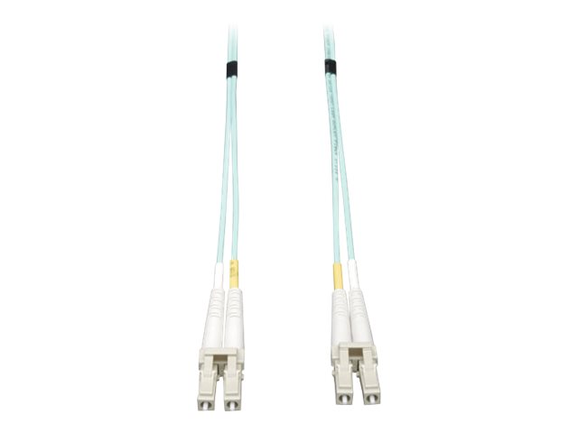 Eaton Tripp Lite Series 10Gb Duplex Multimode 50/125 OM3 LSZH Fiber Patch Cable, (LC/LC) - Aqua, 25M (82 ft.) - patch cable - 25 m - aqua