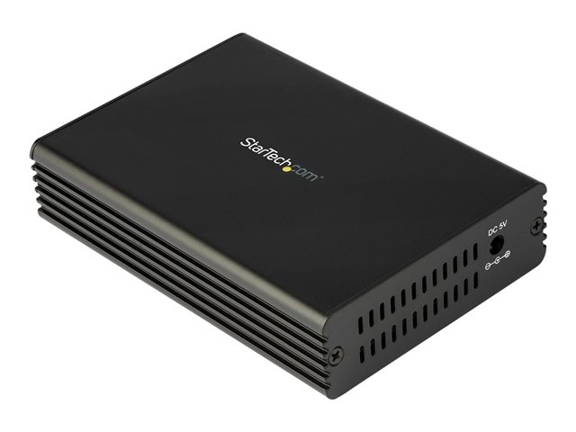 StarTech.com 10GbE Fiber Ethernet Media Converter for 10Gbps Network 10GBASE-T SFP to RJ45 Multigigabit Singlemode/Multimode Fiber Optic to Copper Network Ethernet to Fiber Bridge, SMF/MMF - SFP to RJ-45 Converter (MCM10GSFP) - fibre media converter - 10G