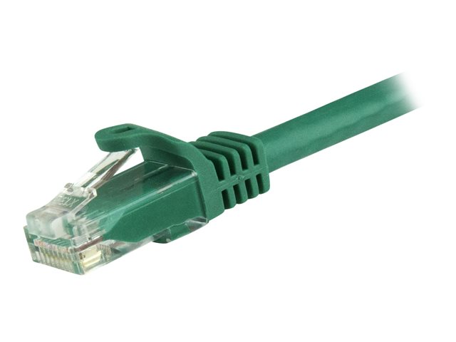 StarTech.com 7m CAT6 Ethernet Cable, 10 Gigabit Snagless RJ45 650MHz 100W PoE Patch Cord, CAT 6 10GbE UTP Network Cable w/Strain Relief, Green, Fluke Tested/Wiring is UL Certified/TIA - Category 6 - 24AWG (N6PATC7MGN) - Patch cable - RJ-45 (M) to RJ-45 (M