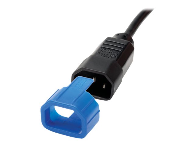 Eaton Tripp Lite Series PDU Plug Lock Connector C14 Power Cord to C13 Outlet Blue 100pk - cable removal lock