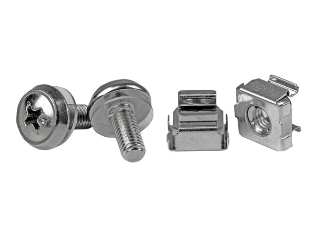 Startech M5 Mounting Screws and Cage Nuts for Server Rack Cabinet - Pack of 50 Server Rack Screws (CABSCREWM5) - Rack screws and nuts (pack of 50) - for P/N: RACK-21U-20-WALL-OA, RACK-24U-20-WALL-OA, RK12OD2, SHELF-2U-20-CENTER-V