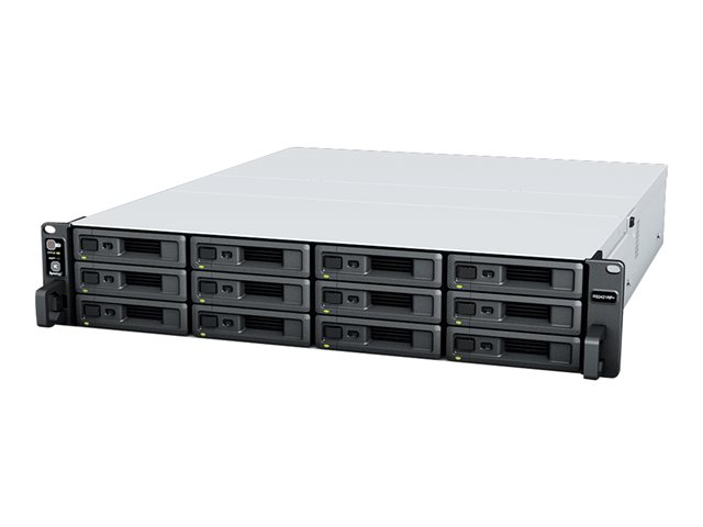 Synology RackStation RS2421+ - NAS server - 12 bays - rack-mountable - SATA 6Gb/s - RAID RAID 0, 1, 5, 6, 10, JBOD - RAM 4 GB - Gigabit Ethernet - iSCSI support - 2U