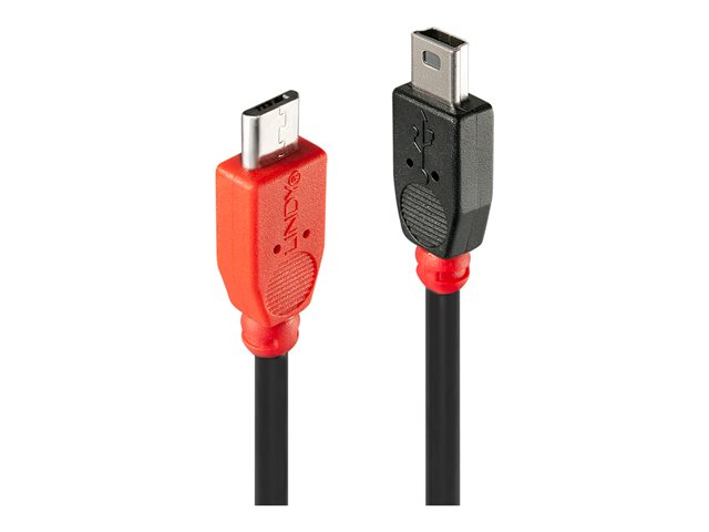 Lindy - USB cable - mini-USB Type B to Micro-USB Type B - 1 m
