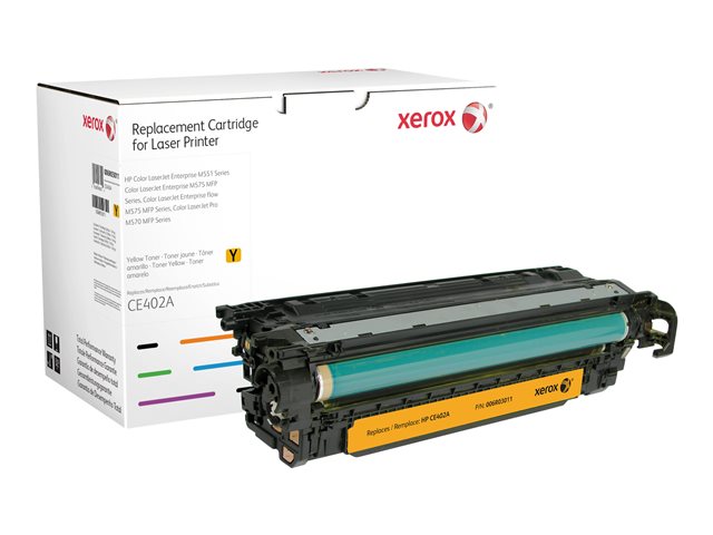 Xerox - Yellow - compatible - toner cartridge (alternative for: HP CE402A) - for HP Color LaserJet Enterprise MFP M575, LaserJet Pro MFP M570