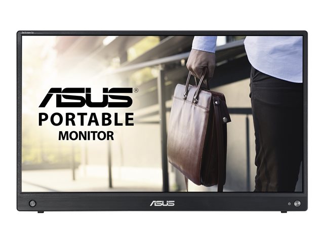 ASUS ZenScreen GO MB16AWP - LED monitor - 16" (15.6" viewable) - portable - 1920 x 1080 Full HD (1080p) @ 60 Hz - IPS - 250 cd/m² - 1000:1 - 5 ms - Mini HDMI, USB-C - speakers - gun metal black