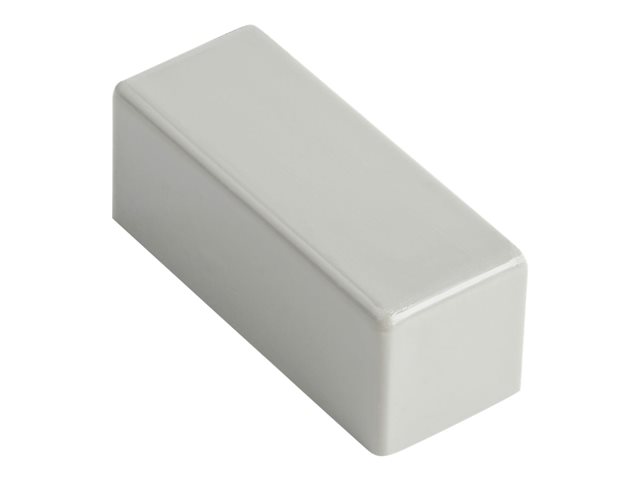 Startech 20 Pack Cable Raceway End Cap for CBMWD3816, Cable Management Accessories, Single Channel Raceway Fitting End Cap, Cable Raceway Connectors Wiring Duct End Piece UL Listed - ABS Plastic, UL94 HB (CBMWD3816E) - Cable raceway end cap - white - TAA