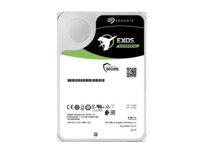 Seagate Exos X18 ST14000NM000J - Hard drive - 14 TB - internal - SATA 6Gb/s - 7200 rpm - buffer: 256 MB