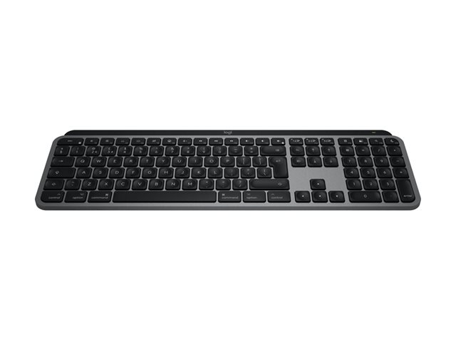 Logitech Master Series MX Keys S for Mac - keyboard full size - QWERTY - UK - pale grey Input Device