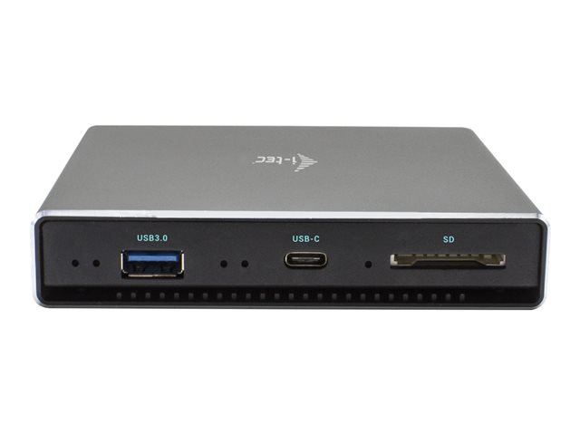i-Tec USB-C Storage Docking Station 4K HDMI + Power Delivery 85W - docking station - USB-C / Thunderbolt 3 - HDMI