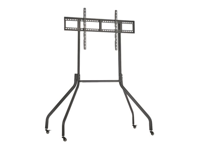ROLLING TV CART WIDE LEGS FOR 55IN TO 85IN FLAT-SCREEN MO