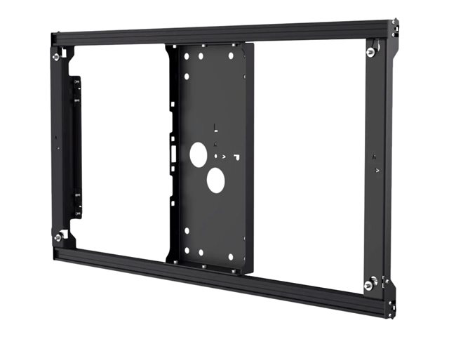 Vogel's POW 1601 - Mounting kit (wall mount) - angled - for LCD display - outdoor - black - screen size: 49"