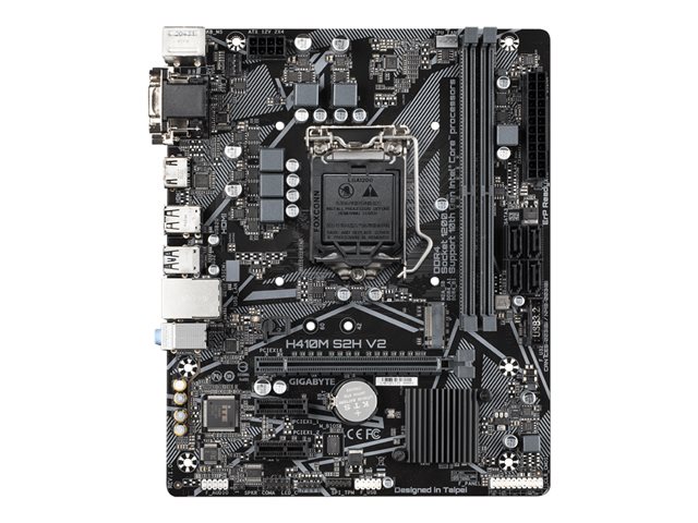 Gigabyte H410M S2H V2 - 1.0 - motherboard - micro ATX - LGA1200 Socket - H410