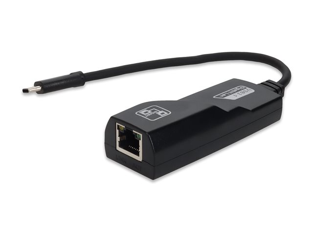 AddOn 7in USB 3.1 (C) to RJ-45 Adapter Cable - Network adapter - USB-C - Gigabit Ethernet x 1 - black