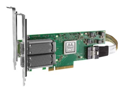 NVIDIA ConnectX-5 VPI - network adapter - 2 x PCIe 3.0 x8 - 100Gb Ethernet / 100Gb Infiniband QSFP28 x 2