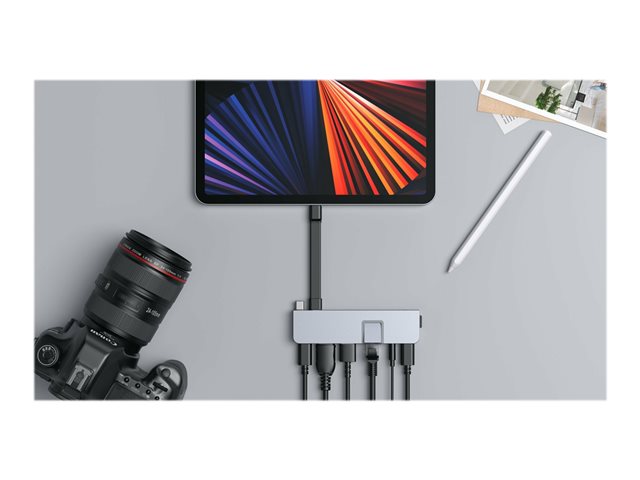 HyperDrive DUO Pro - Docking station - USB-C x 2 - HDMI, USB4 - 1GbE - for Apple MacBook Air (Early 2020, Late 2018, Mid 2017, Mid 2019, Mid 2022), MacBook Pro