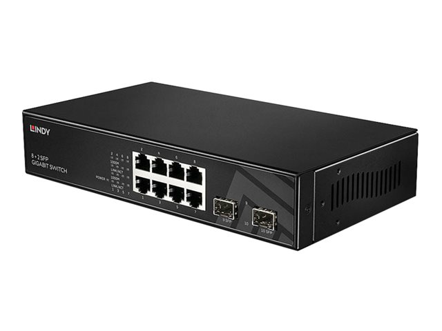 8 PORT + 2 SFP GIGABIT ETHERNET SWITCH