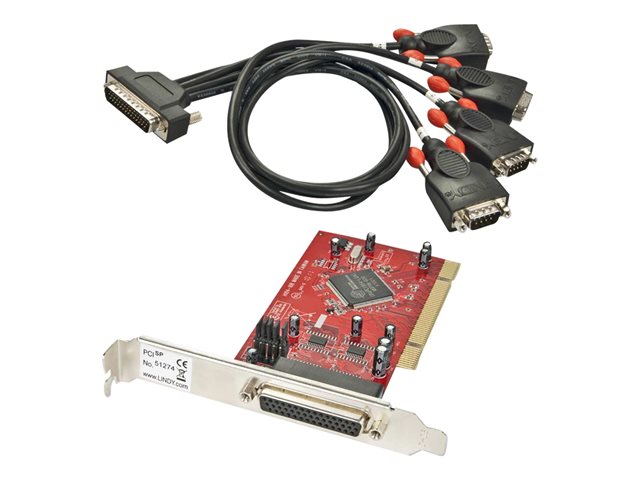 4 PORT PCI SERIAL CARD 4 X 9 WAY D M