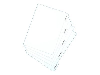 SET 10 XEROX DIVIDER CARDS 50 SETS P