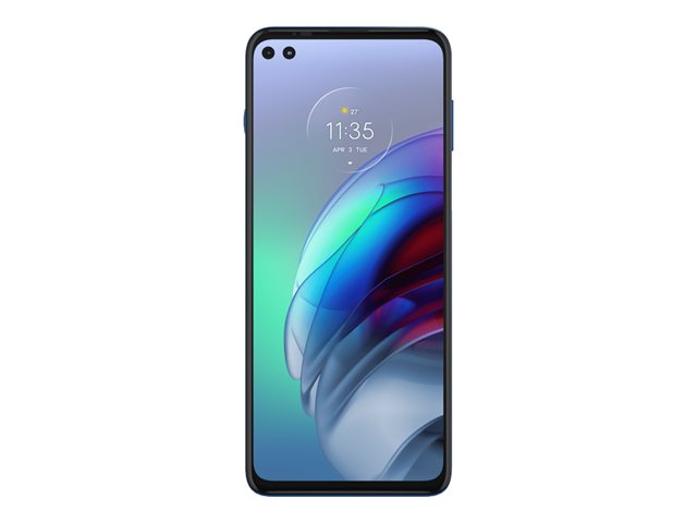 Motorola Moto G100 - 5G smartphone - dual-SIM - RAM 8 GB / 128 GB - microSD slot - LCD display - 6.7" - 2520 x 1080 pixels (90 Hz) - 3x rear cameras 64 MP, 16 MP, 2 MP - 2x front cameras 16 MP, 8 MP - iridescent ocean