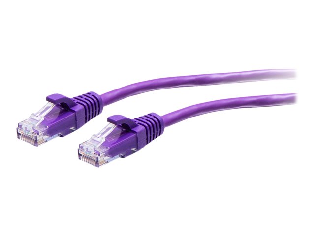 C2G 25ft (7.6m) Cat6a Snagless Unshielded (UTP) Slim Ethernet Network Patch Cable - Purple - patch cable - 7.6 m - purple