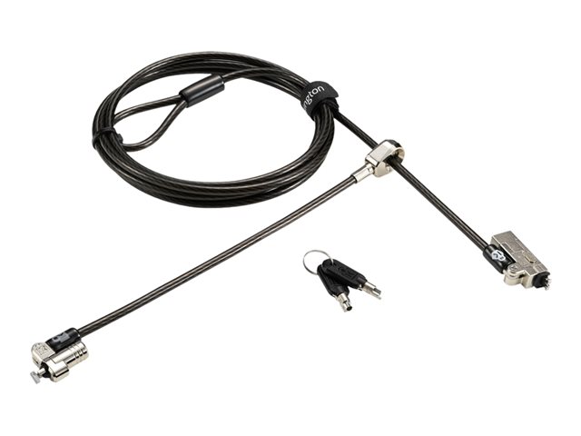 Kensington Slim NanoSaver 2.0 Dual Headed Lock - security cable lock - supervisor keyed