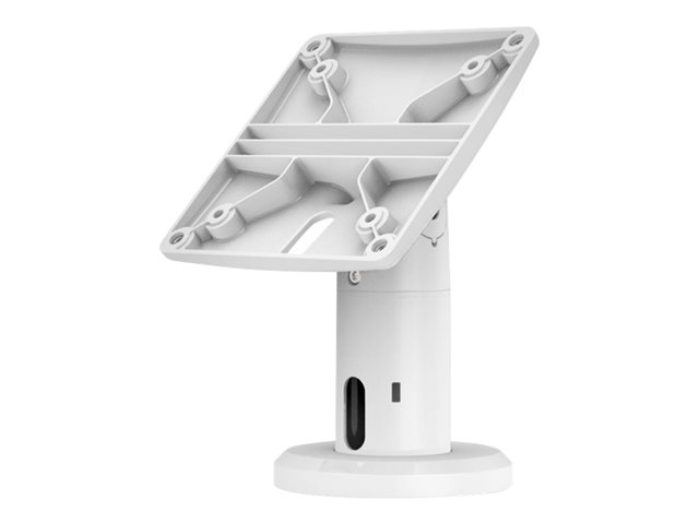 Compulocks VESA Tilting Stand 4" with Cable Management - Stand - for tablet - white - mounting interface: 100 x 100 mm - desktop