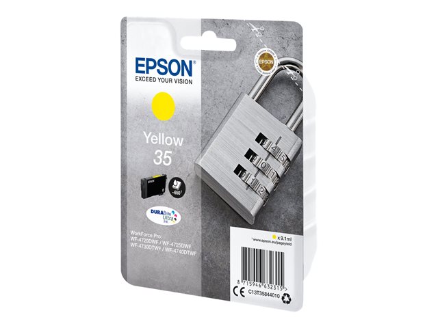 Epson 35 - yellow - original - ink cartridge