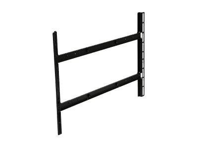 Peerless Modular Series Dual-Pole Large Universal Adaptor mounting component - for LCD display - black powder coat