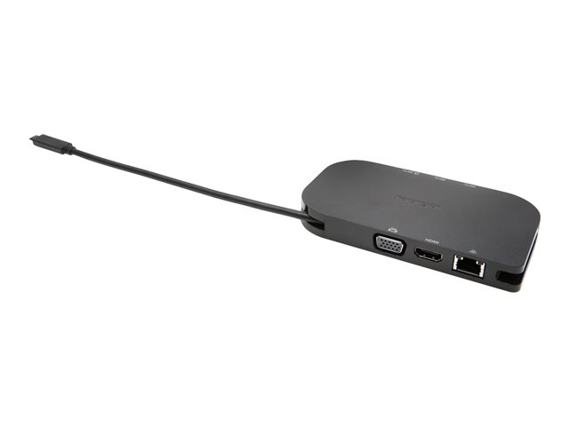 Kensington SD1610P USB-C Mobile 4K Dock w/ Pass-Through Charging - docking station - USB-C - VGA, HDMI - 1GbE