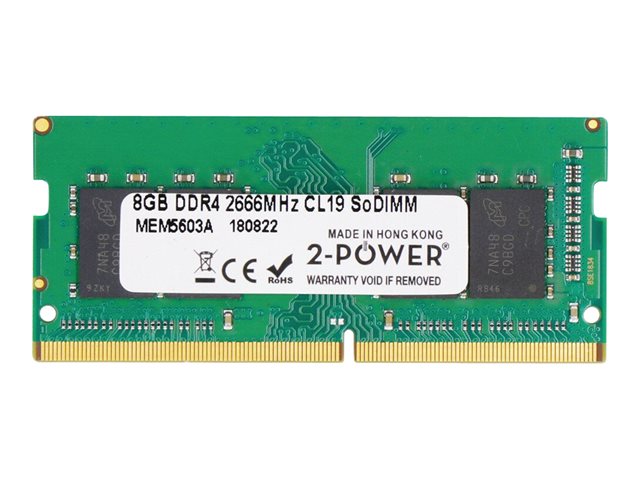 8GB DDR4 2666MHz CL19 SoDIMM