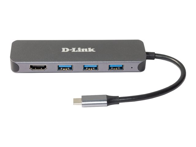 D-Link DUB-2333 - Docking station - USB-C / Thunderbolt 3 - HDMI
