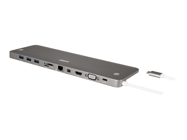 Urban Factory Hubee USB-C Docking Station Pass Thru (60w) - port replicator - USB-C - Mini DP