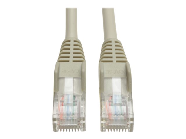 Eaton Tripp Lite Series Cat5e 350 MHz Snagless Molded (UTP) Ethernet Cable (RJ45 M/M), PoE - Gray, 7 ft. (2.13 m) - patch cable - 2.1 m - grey