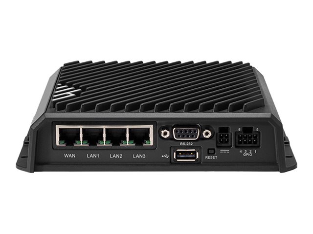 Cradlepoint R1900-5GB - Wireless router - WWAN 4-port switch - 1GbE - Wi-Fi 6 - Dual Band - 5G - with 1 year NetCloud Mobile Performance Essentials Plan