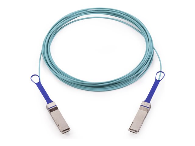 NVIDIA - 100GBase direct attach cable - QSFP to QSFP - 10 m - 10 m - fibre optic - halogen-free, Ethernet support