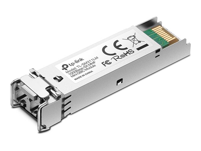 TP-Link TL-SM311LM V4 - SFP (mini-GBIC) transceiver module - 1GbE - 1000Base-SX - LC/UPC multi-mode - up to 550 m - 850 nm