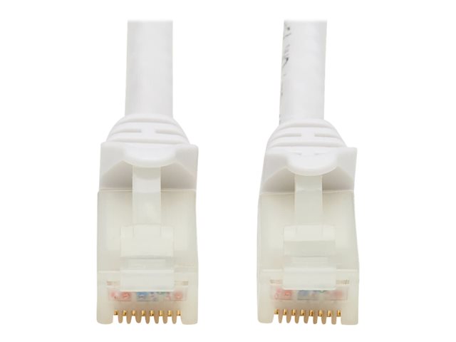 Eaton Tripp Lite Series Safe-IT Cat6a 10G Snagless Antibacterial UTP Ethernet Cable (RJ45 M/M), PoE, White, 5 ft. (1.52 m) - network cable - 1.5 m - white
